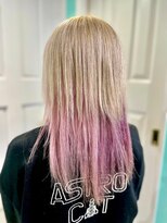 マティーナ ヘアー 池袋(Matina hair)&nbsp;【ミルクティー×ピンクインナー】池袋駅/ブリーチ