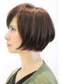 ナチュラルな前下がり【大人ショートボブ】似合わせカット