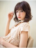 ゆるふわウェーブ ボブ パーマ