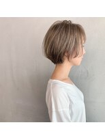 タグ(#tag)&nbsp;#オリジナルベージュのショートボブ
