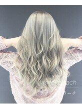 次回以降のカラーも考慮し、ロングヘアもブリーチコントロールでダメージを抑えてトーンアップ可能☆