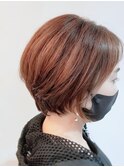 お客様スタイル☆30代40代50代☆小顔絶壁補正ショートボブ
