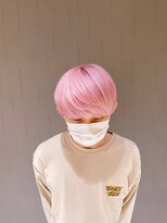 ペレ 渋谷(PELE)&nbsp;YU49_ホワイトピンク ブリーチ2回~