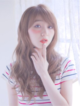 オジコロジ(ojiko.roji) ☆月曜営業☆ojiko.ゆるふわ外国人風カラーで波巻きロング