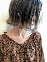 ジャム(Jam)&nbsp;切りっぱなしボブ×カーキグレージュ★中村大輔