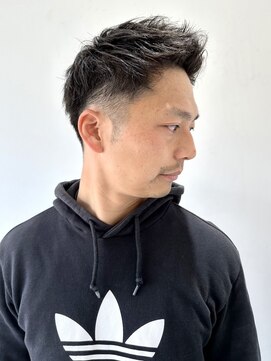 フォーク FOLK 【FOLK】メンズは好印象・清潔感☆刈り上げ２ブロショート♪