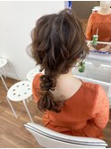 編みおろしスタイル