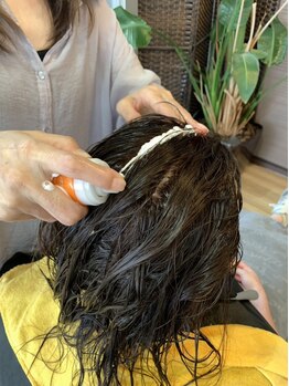 キューティー 津幡店(CUTiE)の写真/美しい髪は健康な頭皮から！！ヘッドスパで日々の疲れを解消しませんか？