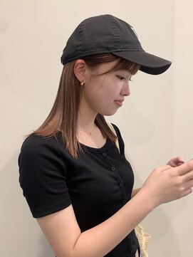 ユニコ(unico) ぷつっとミディアムのピンクベージュ