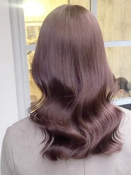 ウィズ 美容室 千葉店(Wiz) 韓国風ウェーブ×ピンクアッシュ