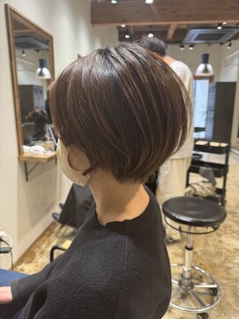 リフル 八王子(RIFULL) ハイライト　レイヤー ショートヘア　ボブ　くびれレイヤー