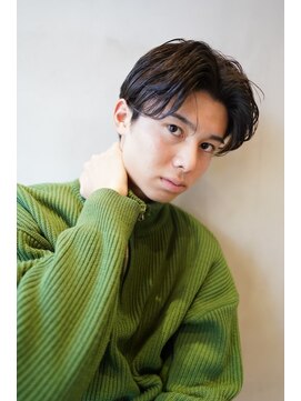 ニコ トウキョウ 渋谷(nico TOKYO) メンズセンターパート/ニュアンスパーマ