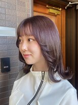 トワ(toi)&nbsp;ディープパープル/ブリーチなしダブルカラー/横浜