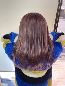 アイズ 本厚木(AIZU) ハイライト ピンクベージュえ