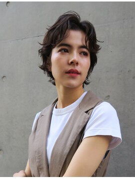 ロンド 銀座(Lond) 【Noa】ウルフショート★メンズライク！ニュアンスパーマ