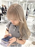ブロンドミルクティーカラー
