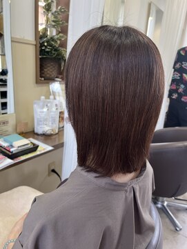 コアフィールフィス(COIFFURE fils) 《見附　今町》M3Dカラー　カット　ミディアム