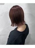 切りっぱなしボブ