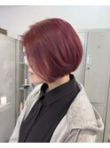 【スタイリストArisa】ブリーチカラー　レッドカラー