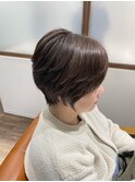 3Dハイライト、ショートレイヤーボブ
