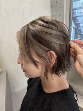 キーチェ 梅田中崎町(keych) レイヤーカット/ミディアムレイヤー/髪質改善/顔まわりカット