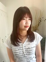 シャルムバイルーチェココ(CHARME by Lu'ce coco) ツヤ×透け感ピンクブラウン