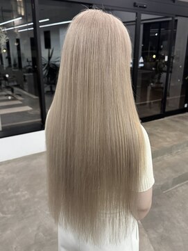 ノートエートル 西金沢(Nought etre) ホワイトベージュカラー10代20代30代ブリーチカラー