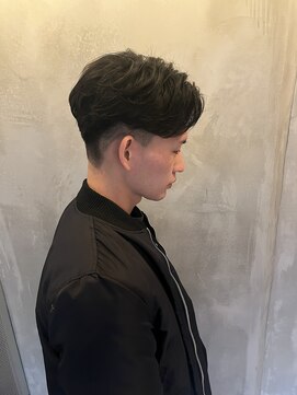 メンズショート　リバースパーマ　メンズパーマ