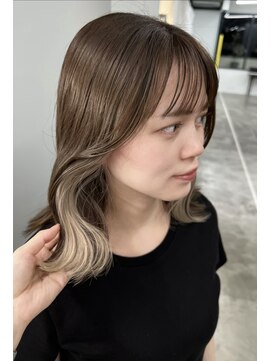 ノード(NODO) イヤリングカラー（ホワイトベージュ）