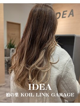 イデア 柏の葉コイルリンクガレージ店(IDEA) 外国人風バレイヤージュカラー