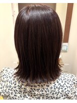 リッカ ヘアーガーデン(Lycka hair garden)&nbsp;外はねボブ×カシスピンクヘアカラー