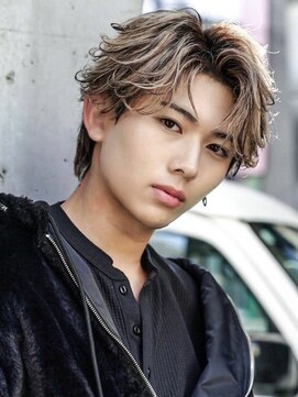 MEN'S HAIR BLEACHi 四日市店【メンズ ヘア ブリーチ】 《BLEACHi》フェザーパーマ【numberA.×BLEACHi】ナチュラル