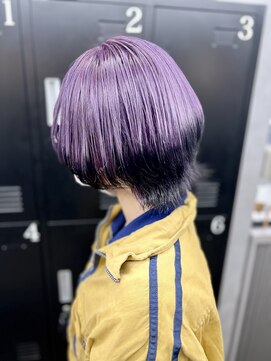 アドラ(ADLLA) バイオレット×ブラックエンドカラー