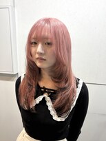 シェイロ(Cielro)&nbsp;【ホワイトピンク×ハッシュカット】SAKI