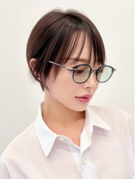 ルージュシー 堀江(RU10C) マッシュショート/ブリーチなしダブルカラー/ハンサムショート