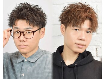 クオンヒール(QUON HEAL)の写真/【谷町四丁目/天満橋】オシャレなのに扱いやすいパーマスタイル◇カッコよさの中に+α◇men's/メンズパーマ