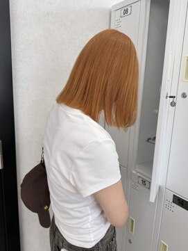 ソメルン 秋葉原 秋葉原で叶えるキャラメルオレンジボブ