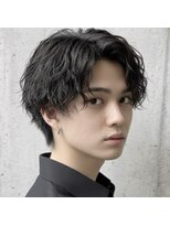 ヘッドストック 大和八木店(HEAD STOCK)&nbsp;シャドウパーマサーフカール波巻きツイストスパイラルメンズ眉毛