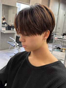 エルマーク 本山(L-MARK) マッシュ/ヘアカラー/ナチュラルカラー/ツーブロック/メンズ