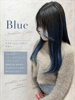 ナノヘアー(nano hair)&nbsp;グラデーションxブルー
