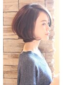【30代40代50代】毛先ワンカールボブ