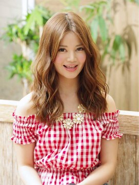 マリオ ヘアー デザイン(MARIO HAIR DESIGN) MARIO☆センターパートおデートロング