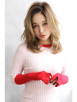 ラエティス(Laetus) 【Laetus/大和西大寺】Wカラー×デジタルパーマ セミディ