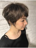 似合わせ小顔マッシュショート