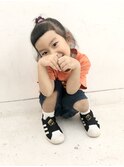 短い前髪の女の子♪