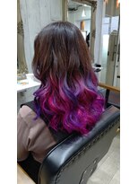 バトヘアー 渋谷本店(bat hair) グラデーション&インナーカラー