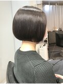 黒髪ボブ☆ショートボブ☆髪質改善ストレートボブ☆縮毛矯正