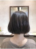 前髪あり大人マッシュボブ30代40代50代/江渡裕司/イルミナカラー