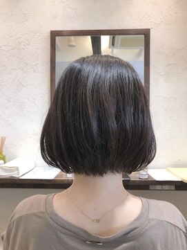 サイン(SIGN) 前髪あり大人マッシュボブ30代40代50代/江渡裕司/イルミナカラー