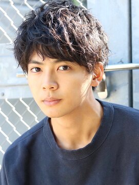 ネイビー(NAVY) ハーフアップスパイラルマッシュ